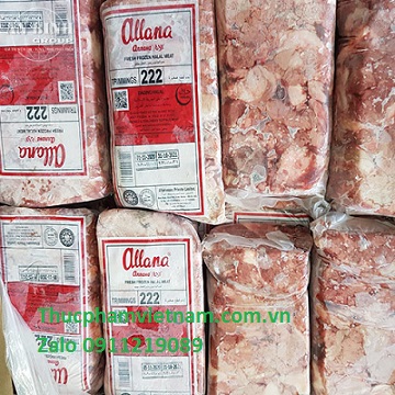 Nạc vụn trâu đông lạnh cho quán ăn